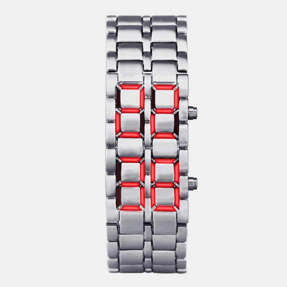 Binaire Led-Display Paar Horloge Waterdichte Digitale Armband Horloges