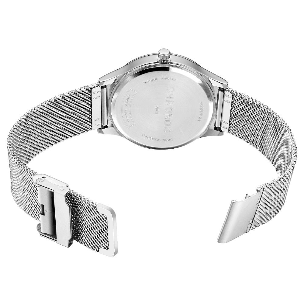 Chronos Ch27 Casual Stijl Waterdicht Heren Polshorloge 40 Mm Hardlex Wijzerplaat Ultradun Quartz Horloge