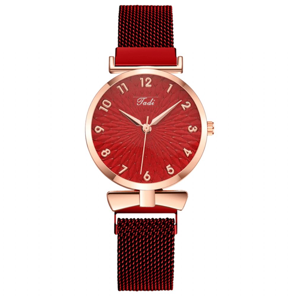 Deffrun A0503 Casual Elegant Design Dames Polshorloge Volledig Gelegeerd Quartz Horloge