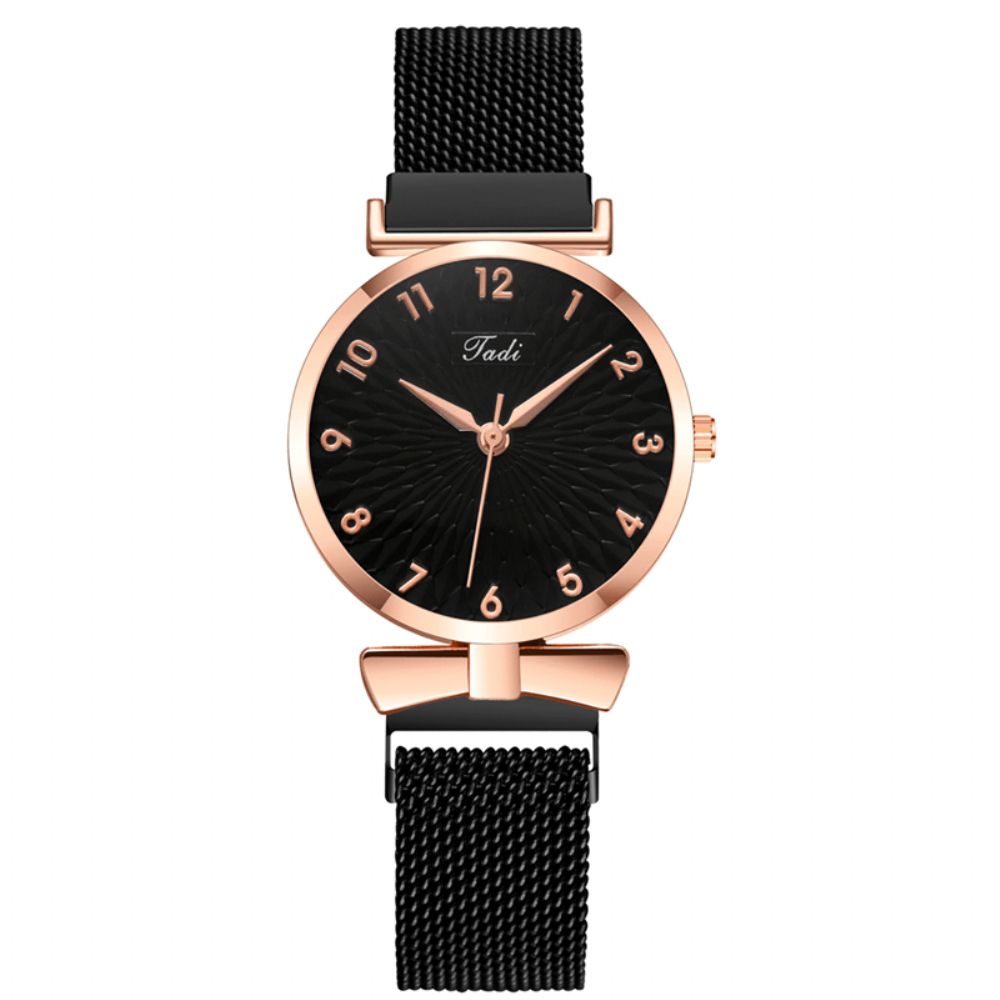 Deffrun A0503 Casual Elegant Design Dames Polshorloge Volledig Gelegeerd Quartz Horloge