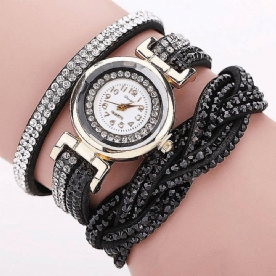 Duoya D056 Crystal Retro Style Dames Armband Horloge Jurk Quartz Horloges