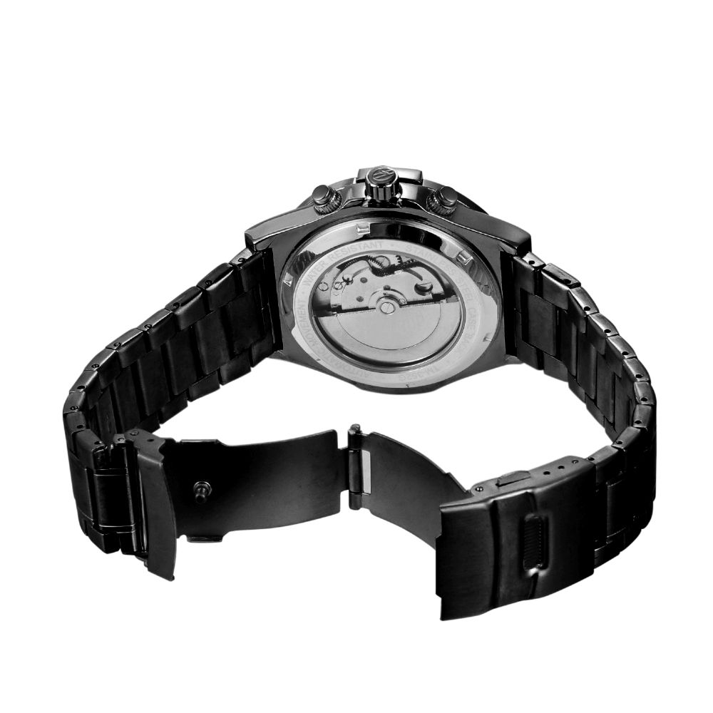 Forsining Fsg6914 Mode Heren Automatisch Horloge Lichtgevende Datum Weekweergave 3Atm Waterdicht Mechanisch Horloge