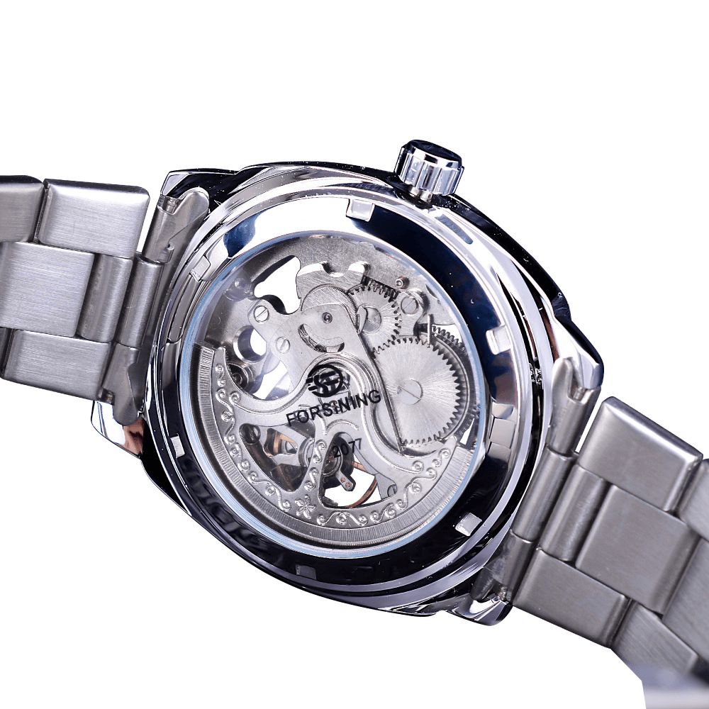 Forsining Gmt1091 Licht Luxe 3Atm Waterdicht Lichtgevend Display Mode Heren Mechanisch Horloge