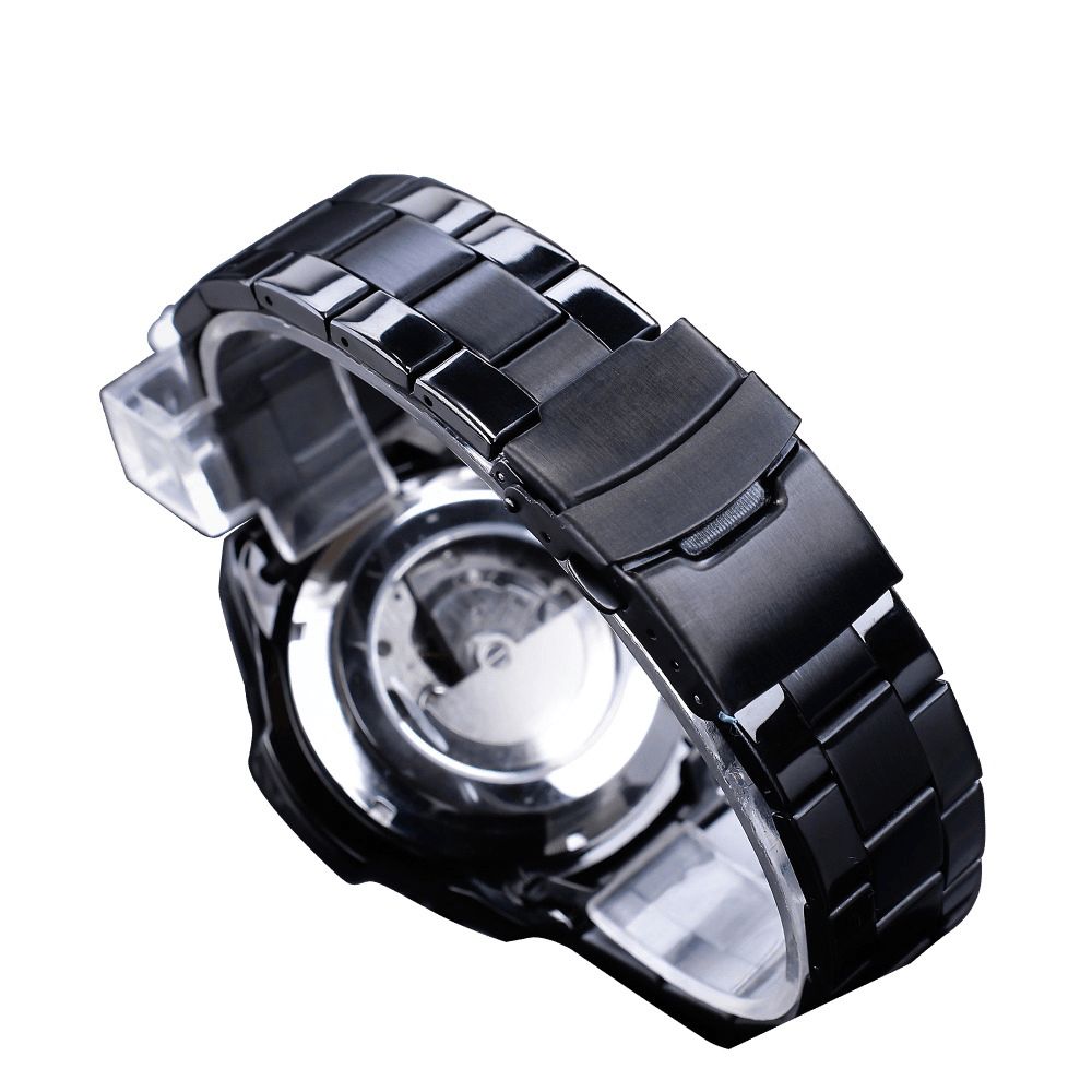 Forsining Gmt1137 Mode Herenhorloge Lichtgevende Week Maandweergave Automatisch Mechanisch Horloge