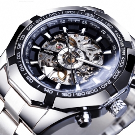 Forsining S101 Mode Herenhorloge 3Atm Waterdicht Lichtgevend Mechanisch Horloge