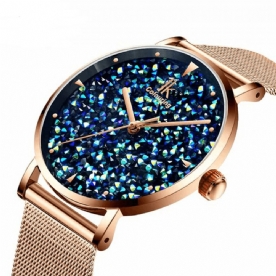 Ik Coloring Ik028 Mode Style Gypsophila Dial Dames Magnetisch Horloge Ultradun Quartz Horloge