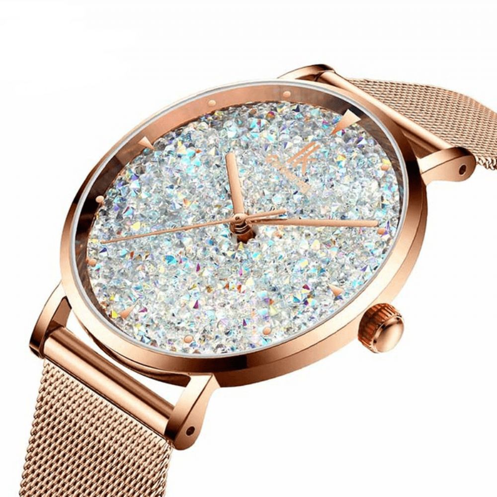 Ik Coloring Ik028 Mode Style Gypsophila Dial Dames Magnetisch Horloge Ultradun Quartz Horloge