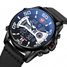 Kademan K6171 Sport Heren Digitaal Horloge Multifunctionele Wekker Waterdicht Horloge Met Dubbel Display