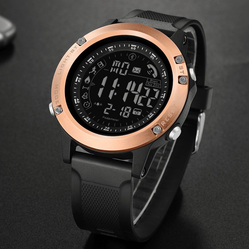 Lees R5010 Bt4.0 Stappentelling Bericht Oproepherinnering Wekker Remote Camera Smart Digitaal horloge