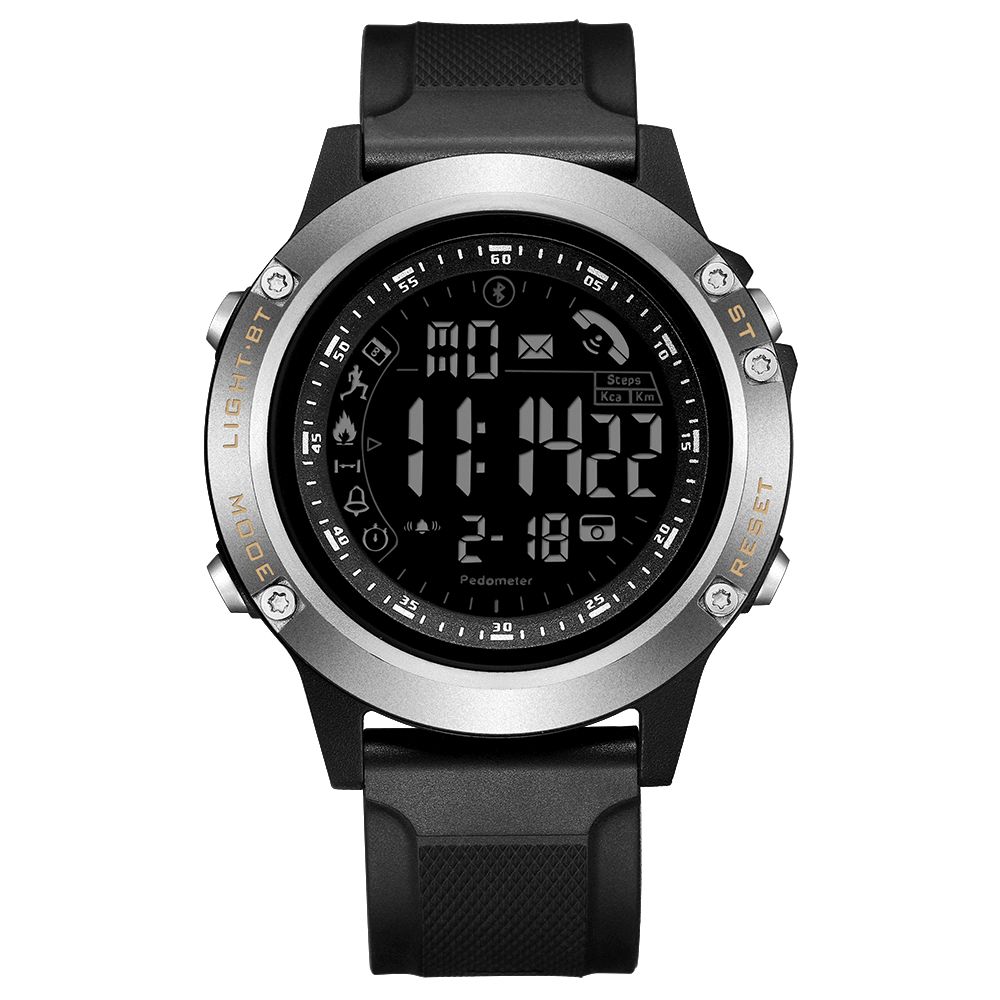 Lees R5010 Bt4.0 Stappentelling Bericht Oproepherinnering Wekker Remote Camera Smart Digitaal horloge