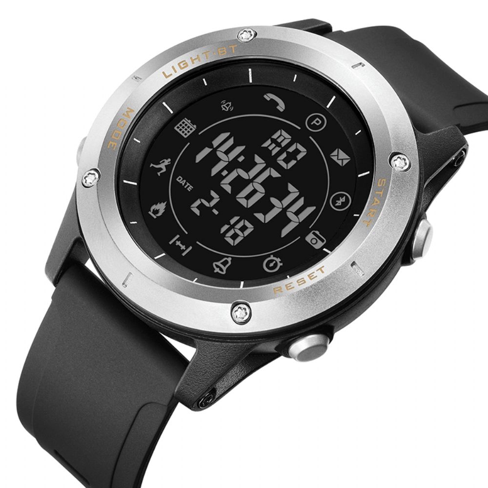 Lees R5011 Bt4.0 Stappentelling Bericht Oproepherinnering Wekker Remote Camera Smart Digitaal horloge