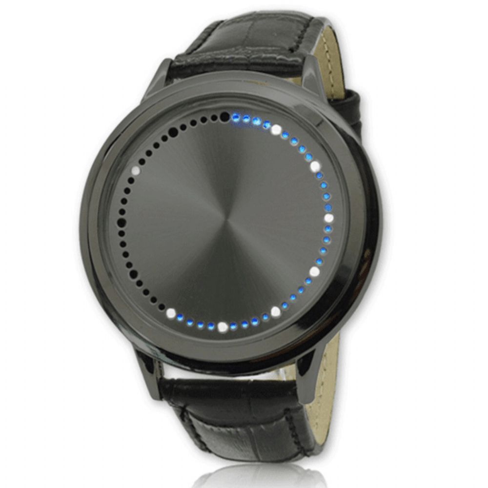 Legering Mode Sport Led Touchscreen Horloge Riem Paar Horloge Heren Dames