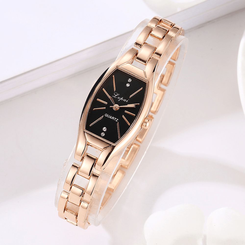 Lvpai Lp104 Unieke Stijl Elegante Dames Armband Horloge Stalen Band Quartz Horloge