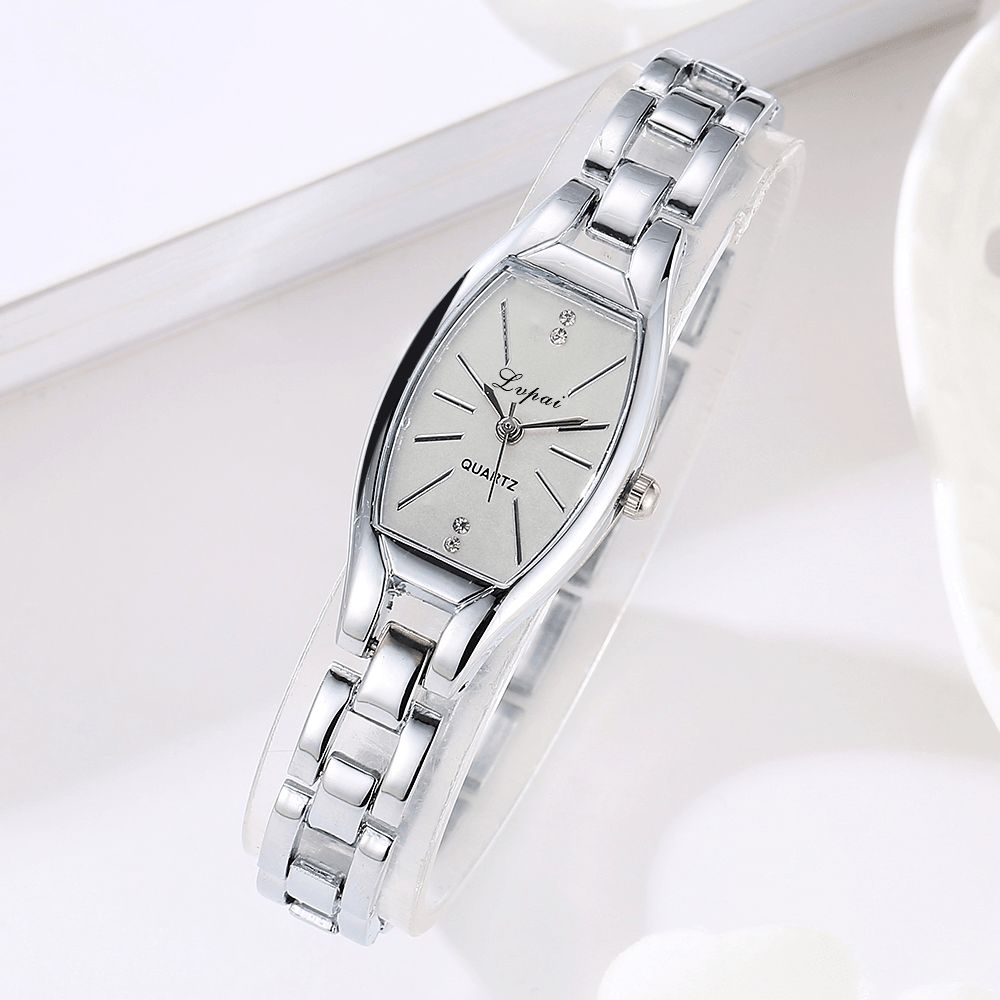 Lvpai Lp104 Unieke Stijl Elegante Dames Armband Horloge Stalen Band Quartz Horloge