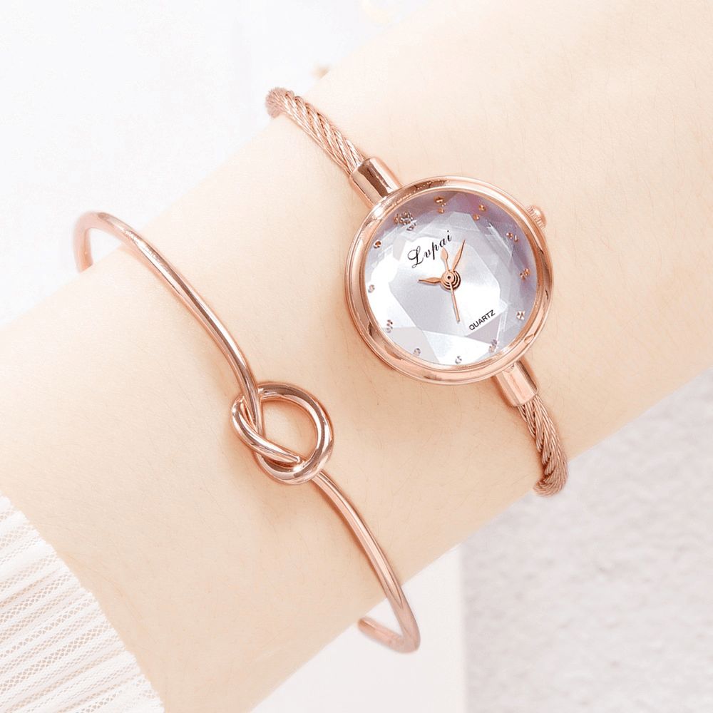 Lvpai P1148 Oogverblindende Kleurrijke Dames Armband Horloge Kleine Wijzerplaat Casual Stijl Quartz Horloge