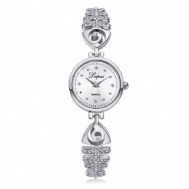 Lvpai P123 Diamond Dial Dames Armband Horloge Volledig Stalen Kleine Wijzerplaat Quartz Horloges