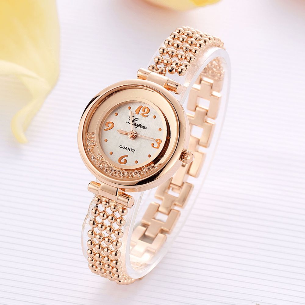 Lvpai P132 Elegant Design Shining Dames Armband Horloge Strass Quartz Horloge