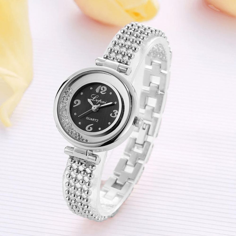 Lvpai P132 Elegant Design Shining Dames Armband Horloge Strass Quartz Horloge