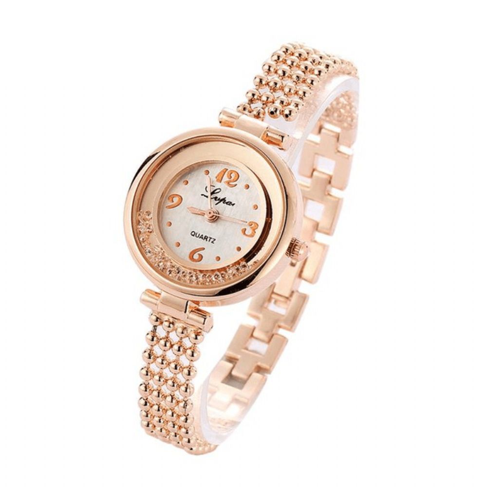 Lvpai P132 Elegant Design Shining Dames Armband Horloge Strass Quartz Horloge