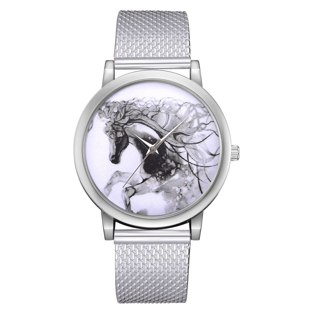 Lvpai P598 China Stijl Paard Wijzerplaat Gezicht Vrouwen Polshorloge Casual Stijl Quartz Horloges