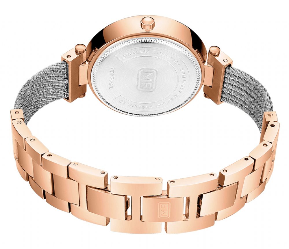 Mini Focus 0423L Elegante Steentjes Decoratie Dial 3Atm Waterdicht Dames Polshorloge Quartz Horloge