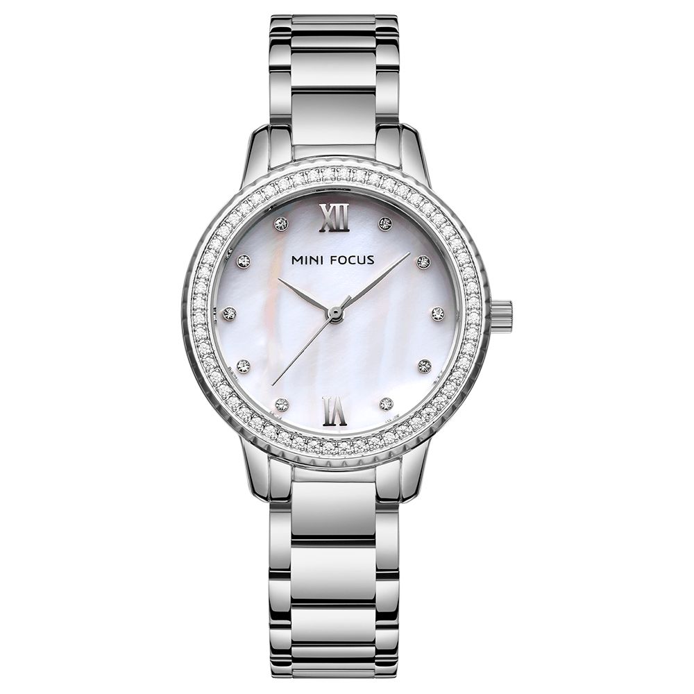 Mini Focus Mf0226L Luxe Merk Mode Stijl Vrouwen Horloge Diamant Dames Quartz Horloge: