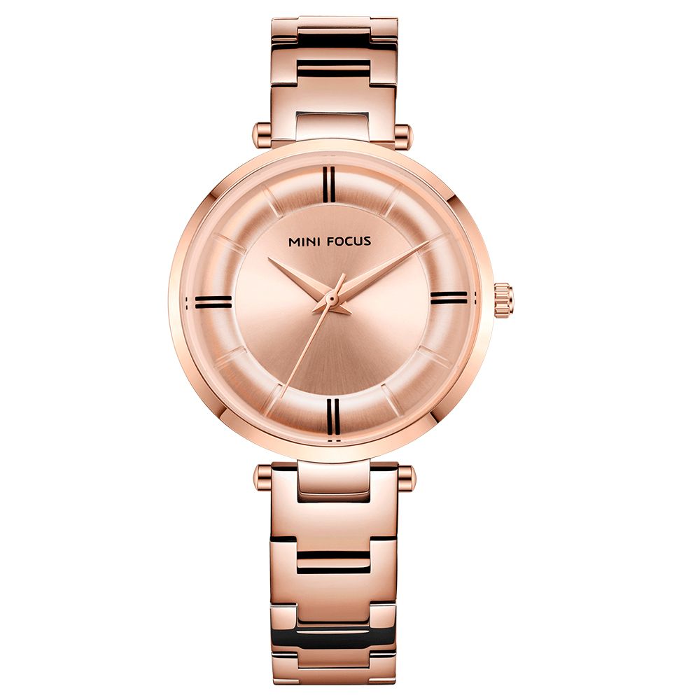 Mini Focus Mf0235L Casual Design Roestvrij Staal Dameshorloge Dames Quartzhorloge