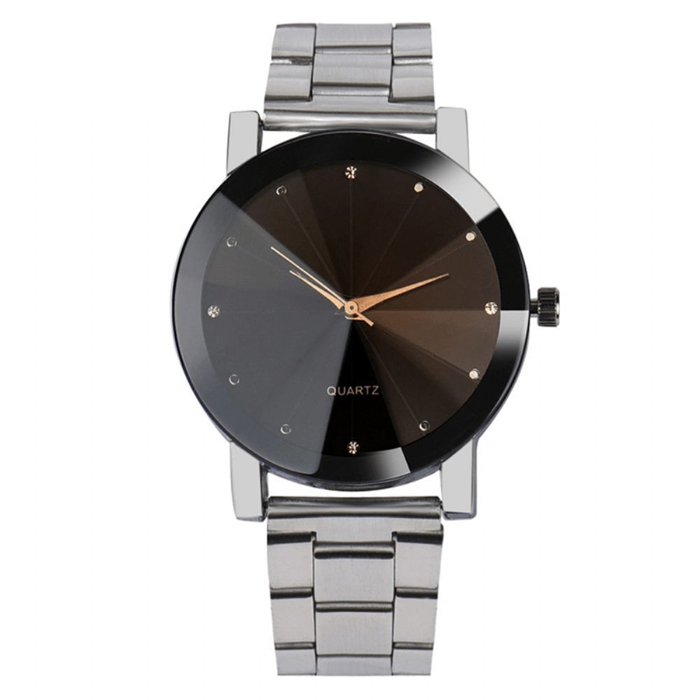 Mode Casual Waterdicht Roestvrij Stalen Band Heren Quartz Horloge