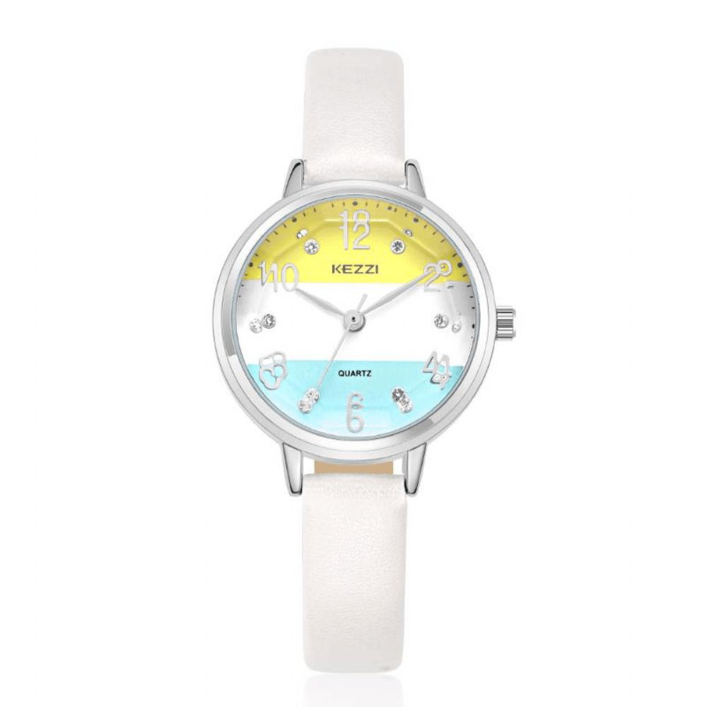 Mode Dames Quartz Horloge Casual Dames Strass Polshorloge