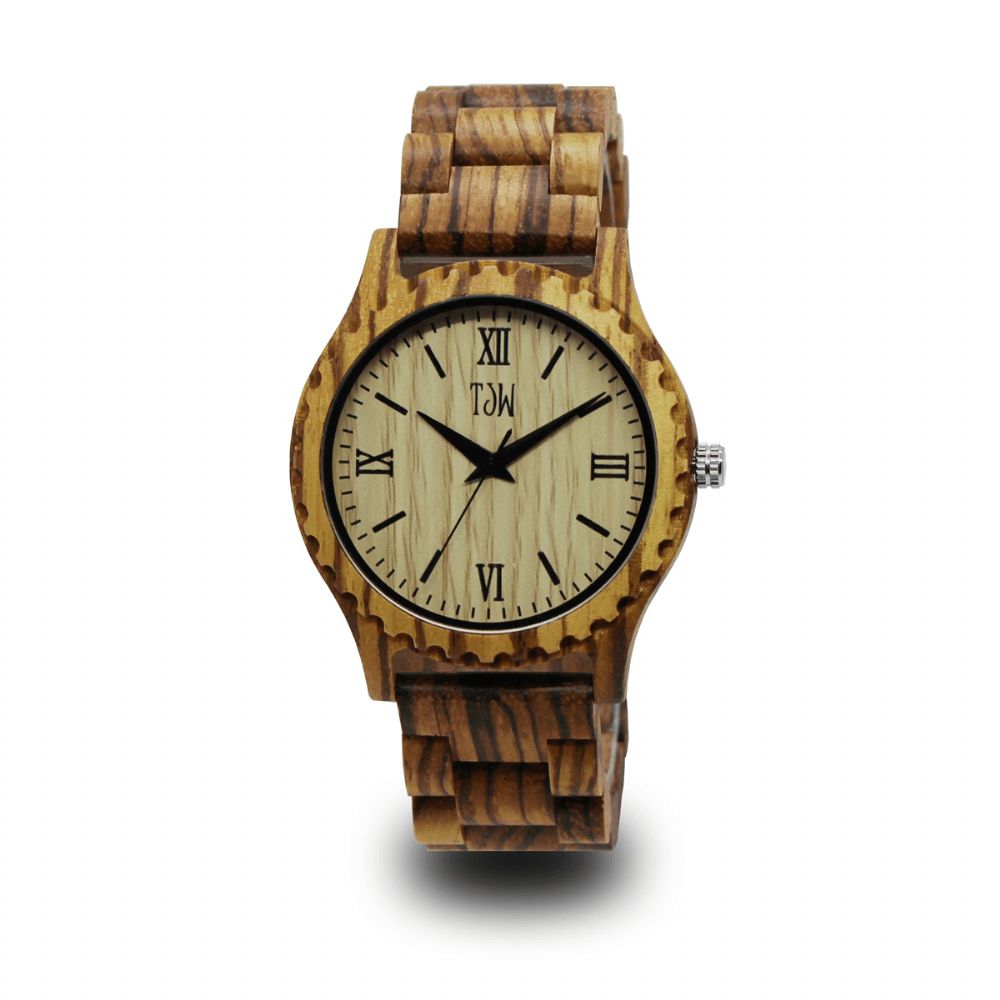 Mode Houten Horloge Eenvoudige Wijzerplaat Mannen Mode Horloge Quartz Horloge