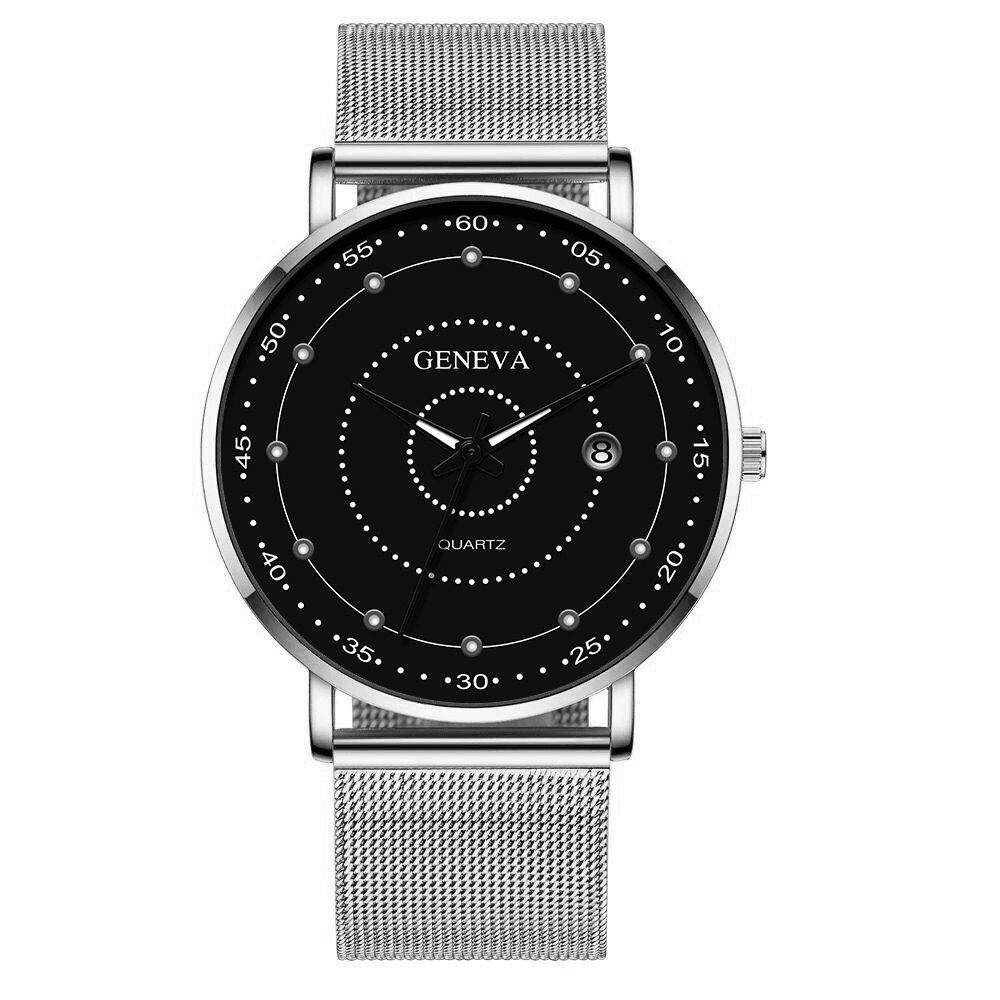 Mode Legering Heren Zakelijk Horloge Versierd Wijzer Lichtgevend Quartz Horloge