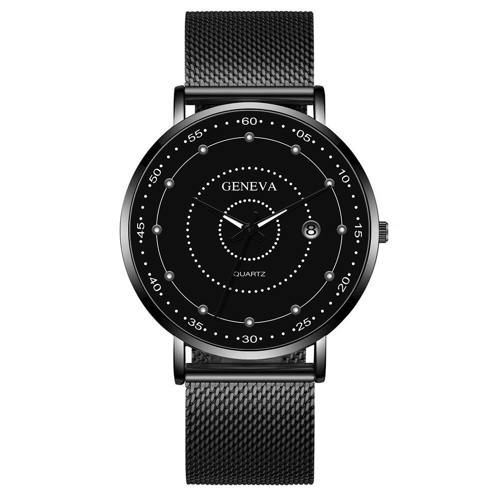 Mode Legering Heren Zakelijk Horloge Versierd Wijzer Lichtgevend Quartz Horloge