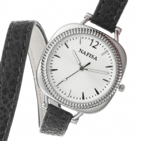 Nafisa Elegant Dames Quartz Horloge Mode Band Cadeau Horloge Casual Dames Jurk Armband Horloge