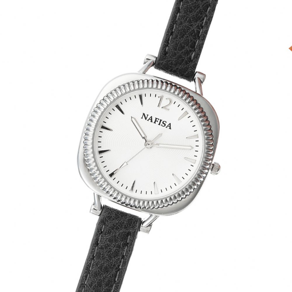 Nafisa Elegant Dames Quartz Horloge Mode Band Cadeau Horloge Casual Dames Jurk Armband Horloge