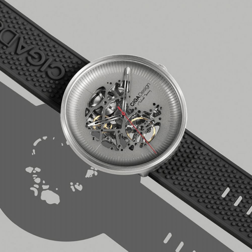 Originele Ciga Design My Series Hollow Design Titanium Case 3Atm Waterdicht Heren Automatisch Mechanisch Horloge Van Xiaomi Youpin