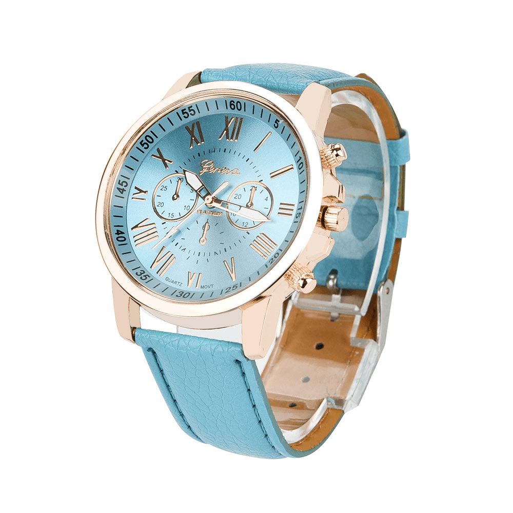 Otoky Jy9007 Mode Dames Horloge Licht Luxe Casual Lederen Band Quartz Horloge