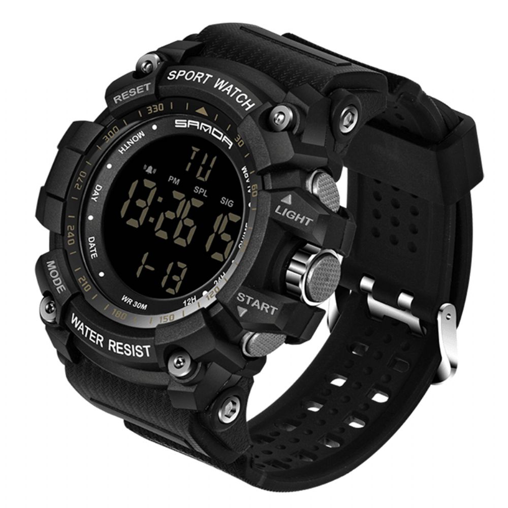 Sanda 359 Digitaal Horloge Militaire Multifunctionele Stopwatch Waterdicht Studentenhorloge Heren