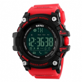 Skmei 1227 Bluetooth Slimme horloge Oproepbericht Melding Stappenteller 50M Waterdicht Sporthorloge