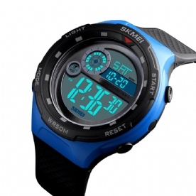 Skmei 1465 50M Waterdicht Countdown Outdoor El Light Sports Heren Digitaal Horloge