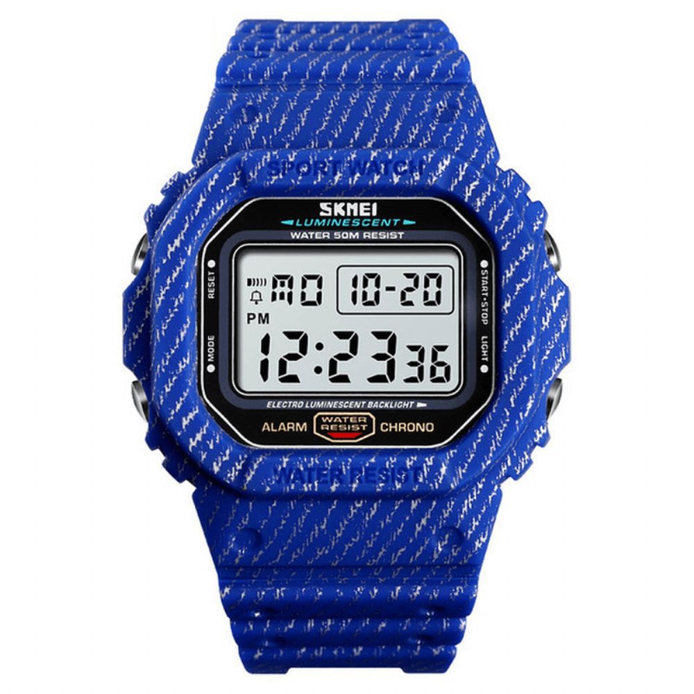 Skmei 1471 Militair Stopwatch Alarm Waterdicht Sport Schokbestendig Digitaal Herenhorloge