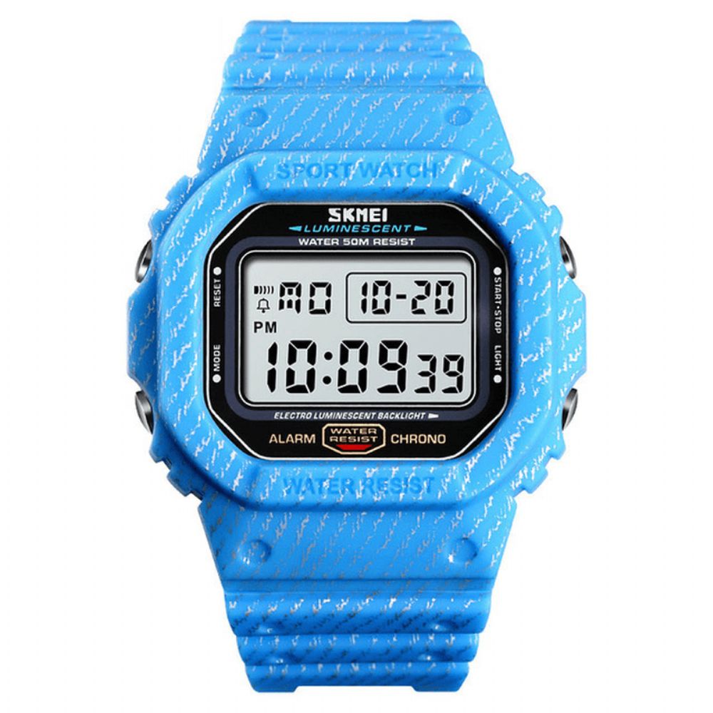 Skmei 1471 Militair Stopwatch Alarm Waterdicht Sport Schokbestendig Digitaal Herenhorloge