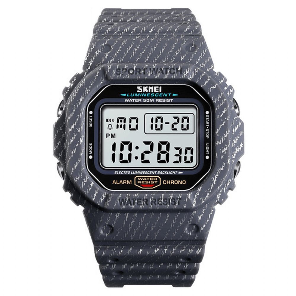 Skmei 1471 Militair Stopwatch Alarm Waterdicht Sport Schokbestendig Digitaal Herenhorloge