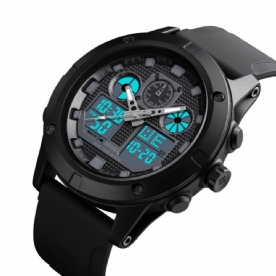 Skmei 1514 Outdoor Sports 50M Waterdichte Chronograaf Stopwatch Digitaal Horloge Herenhorloge