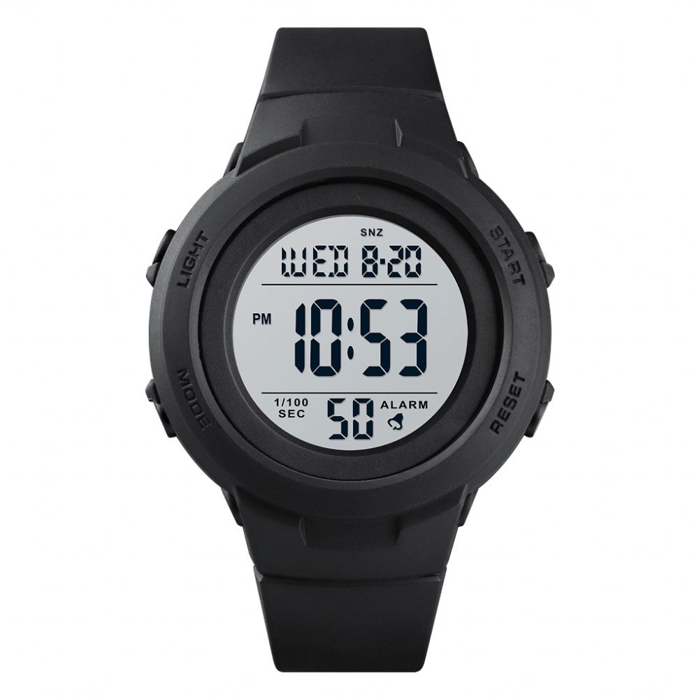 Skmei 1615 Mode 50M Waterdicht Lichtgevend Display Countdown Alarm Stopwatch Heren Sport Digitaal Horloge