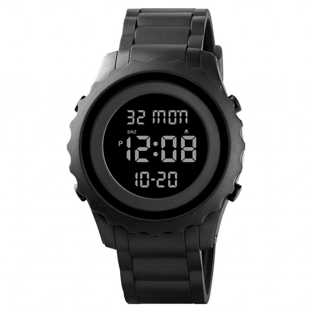 Skmei 1631 Sport Heren Horloge Datum Week Lichtgevende Display Stopwatch Countdown Waterdicht Outdoor Digitaal Horloge