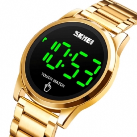 Skmei 1684 Sports Casual Led-Display Lichtgevend Touchscreen 3Atm Waterdicht Heren Digitaal Horloge