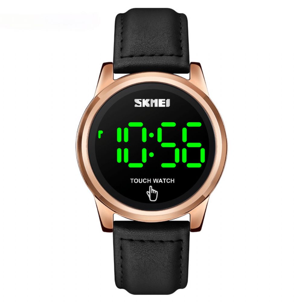 Skmei 1684 Sports Casual Led-Display Lichtgevend Touchscreen 3Atm Waterdicht Heren Digitaal Horloge