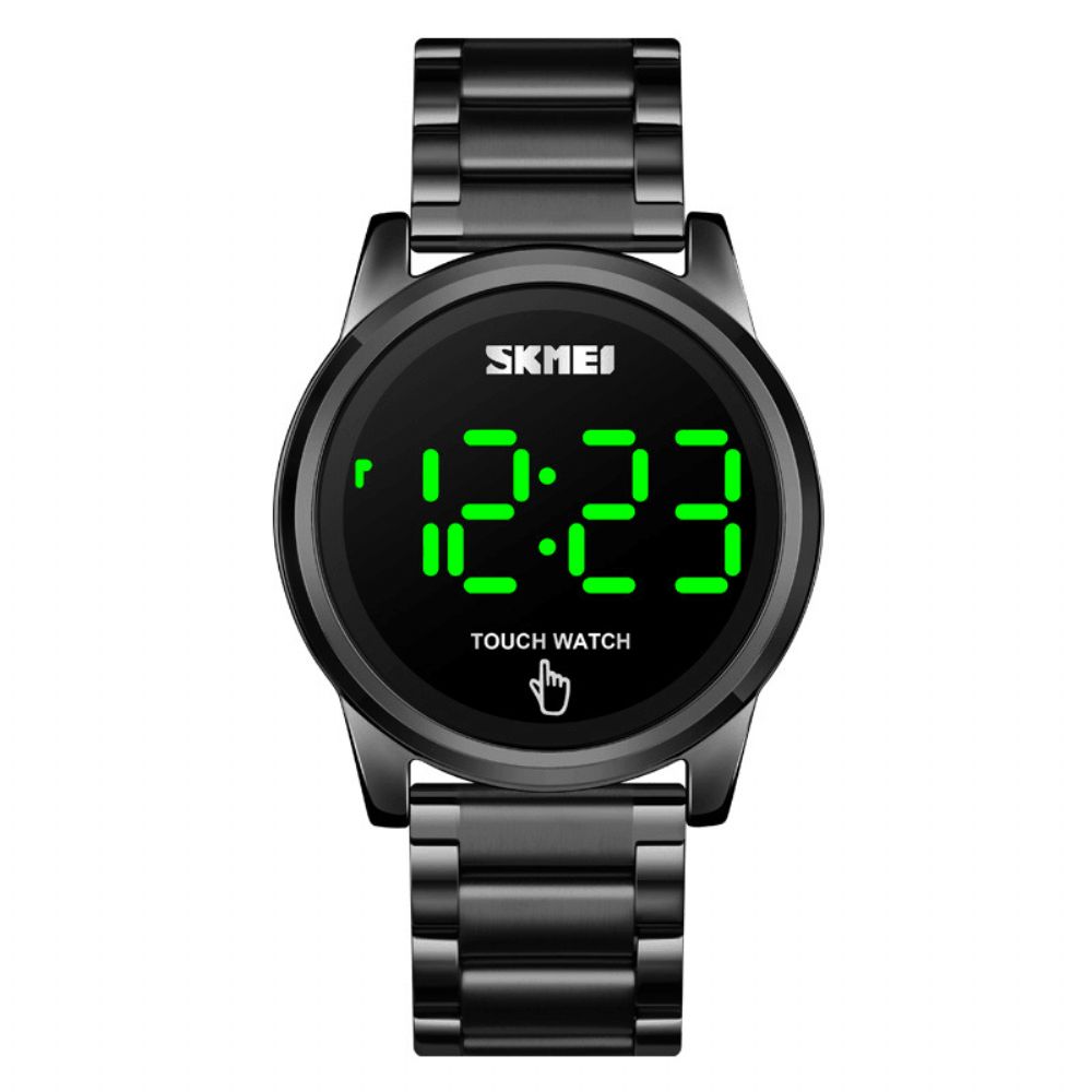 Skmei 1684 Sports Casual Led-Display Lichtgevend Touchscreen 3Atm Waterdicht Heren Digitaal Horloge