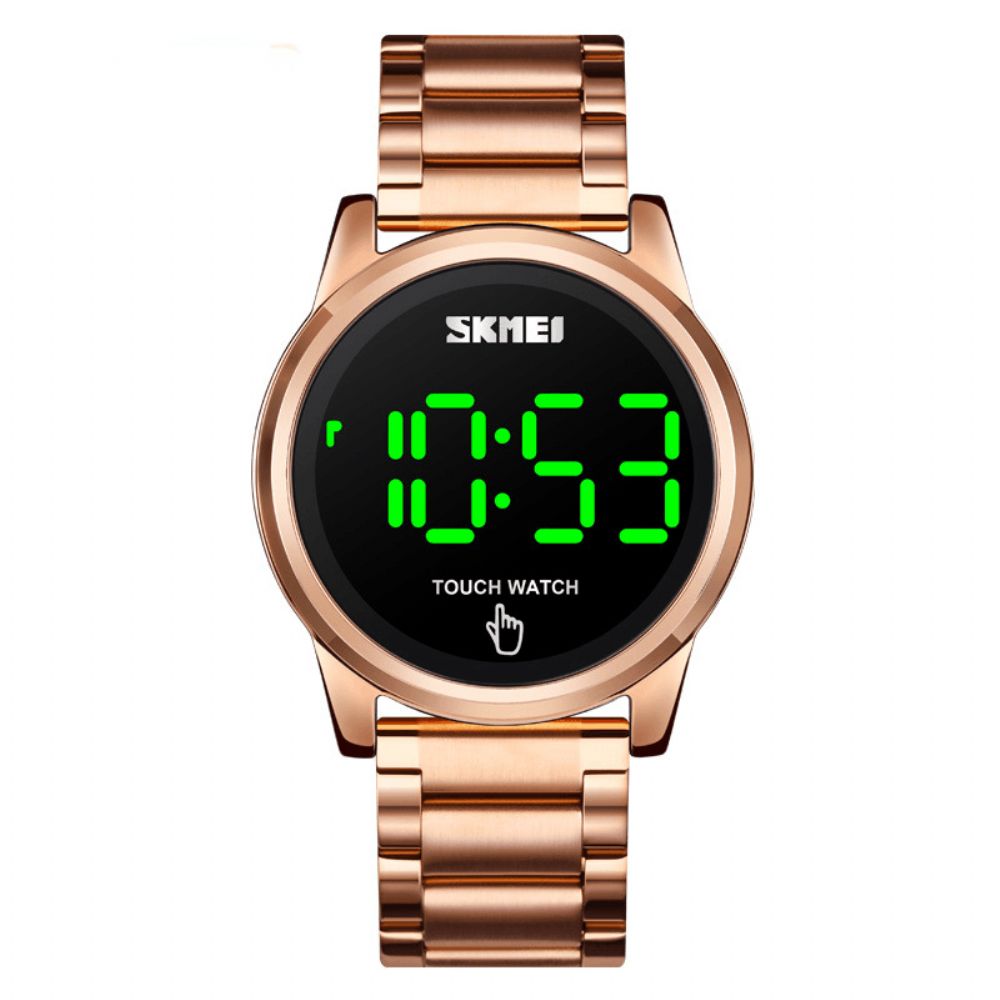 Skmei 1684 Sports Casual Led-Display Lichtgevend Touchscreen 3Atm Waterdicht Heren Digitaal Horloge