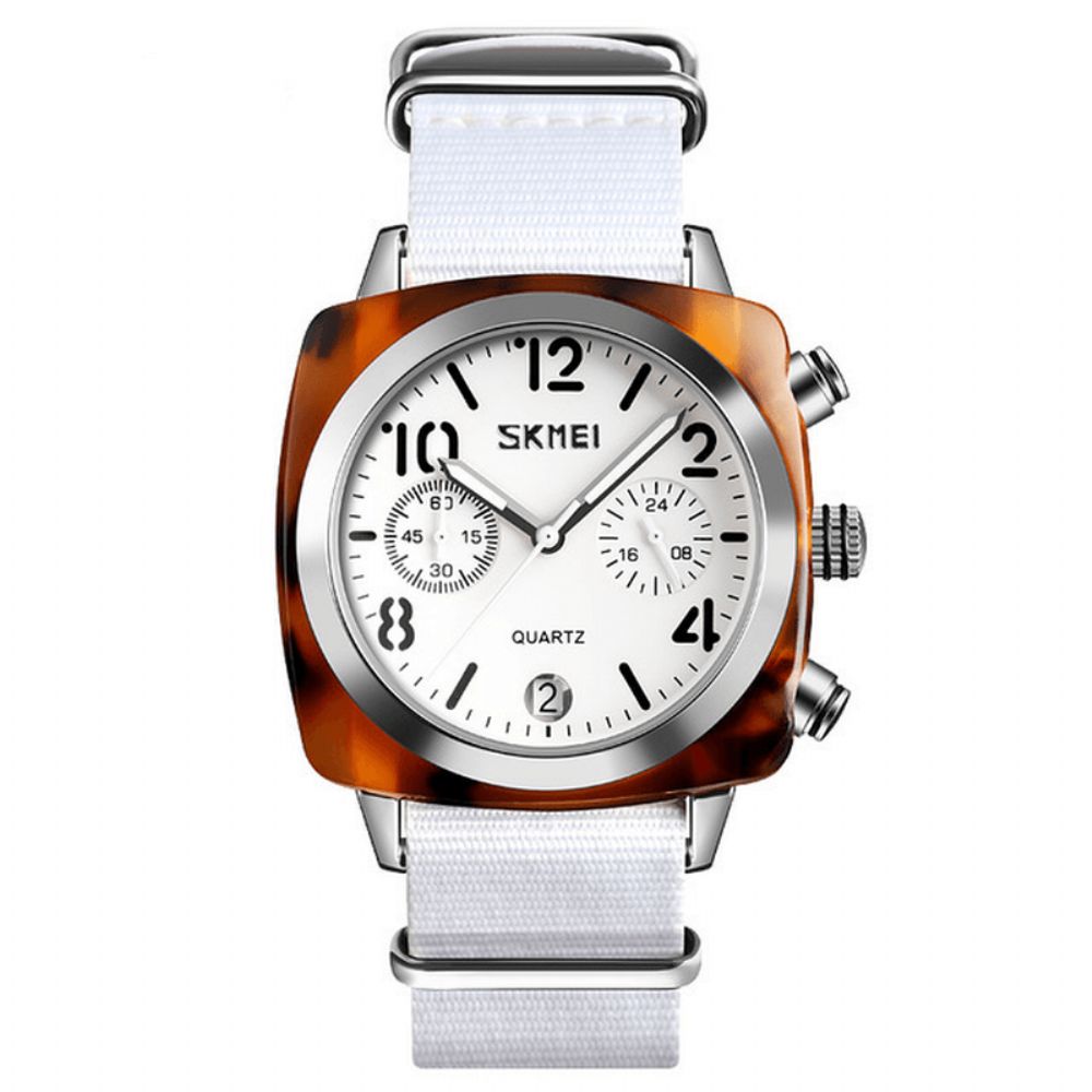 Skmei 9186 Uniek Ontwerp Multi-Dial Lichtgevende Waterdichte Dames Polshorloge Quartz Horloge